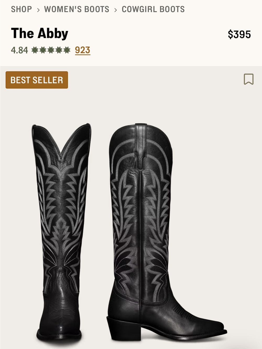 Tecovas Black Leather Cowboy Boots - Classic Western Interior Branding